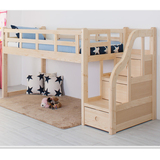 儿童床实木床上下床子母床高低床梯柜床护栏床加边床定做包邮组合