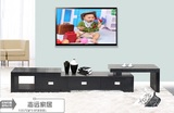 上海工厂定制 简约现代 实木伸缩电视柜 板式伸缩电视柜