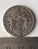[赤膊] 梵蒂冈 1里拉 1942 钱币 1210