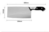 王麻子2号钢柄片刀  DC75  不锈钢刀 家用刀（包邮）