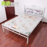 西安双人床 铁艺床 钢架床 欧式床 宜家床 特价1.5 1.8米双人床