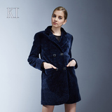 新款2015尼克服女装羊羔毛皮毛一体大衣冬季真皮中老年羊剪绒外套