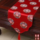布艺 时尚现代中式明清古典中式桌旗 高档奢华餐桌茶几桌布定做