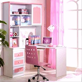 床公主床粉色单人1.2米1.5儿童卧室家具组合软包靠背儿童床女孩