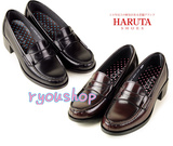 包邮日本代购直邮HARUTA2015限量版46039 jk制服合成皮皮鞋 现货