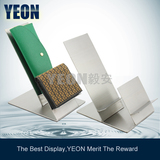 YEON 商用金属不锈钢简约钱包陈列架 展示柜活动区多功能展示架