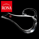 正品！捷克进口RONA 无铅水晶 时尚创意红酒醒酒器 葡萄酒分酒器