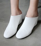 韩国直邮stylenanda官网正品代购 中线点缀露跟高跟鞋