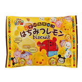 日本进口零食 松尾 迪士尼小熊维尼蜂蜜柠檬饼干夹心巧克力40g7粒