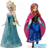 外贸冰雪奇缘玩具皇冠艾莎安娜公主人偶娃娃玩偶儿童生日礼物特价