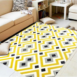 手工地毯腈纶简约几何条纹欧式客厅可水洗地毯宜家艺术卧室餐厅