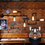 美式壁灯 复古 loft工业壁灯阳台创意个性餐厅酒吧铁艺水管壁灯