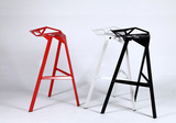 铁艺创意吧台椅吧凳现代概念休闲椅艺术生活前台坐具几何咖啡椅子