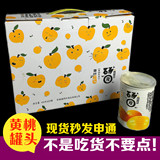 砀园新鲜糖水水果黄桃罐头整箱12罐出口韩国食品砀山特产正品包邮