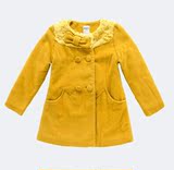 巴拉巴拉专柜正品2015秋冬装新款女童外套呢大衣儿童休闲冬款外套