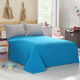 特价老粗布床单纯棉单件双人单人学生宿舍加厚纯色被套1.5/1.8