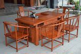 非洲花梨木茶桌椅组合 实木仿古中式多功能功夫茶几茶台 红木家具