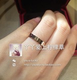 香港专柜代购/Cartier/卡地亚/LOVE系列18K玫瑰金戒指B4085200