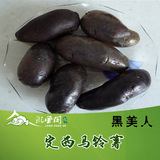 甘肃 定西 中国薯都 黑土豆 精品黑美人 黑色马铃薯 黑洋芋 绿色