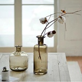 玻璃花瓶摆件 现代简约美式创意家居装饰品摆件摆设客厅花瓶花器
