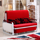 小户型钢架沙发床1.8双人两用 可折叠1.2米小户型 布艺 拆洗