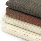 8色格子先染布diy拼布专用手工纯棉色织布料1米组包邮可挑色批发