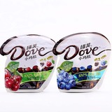 德芙车厘子蓝莓黑巧克力豆100g袋装喜糖果零食纯可可脂礼盒品