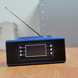 木质音响插卡迷你USB小音箱 大功率音响低音炮 FM收音机播放器