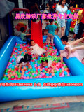 儿童玩具决明子沙池 加厚充气沙池套装 水上乐园大型充气支架水池