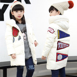 香港正品代购儿童男童女童加厚羽绒服男孩女孩带帽保暖外套