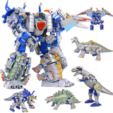 正版锦江修罗王变形玩具金刚4组合体恐龙模型机器人钢索儿童礼物