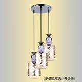 f餐厅水晶吊灯具圆形欧式吸顶灯饰饭厅书房房间卧室;