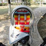 单车电动车 小孩子宝宝安全前后置座椅雨棚 包邮儿童座椅 自行车