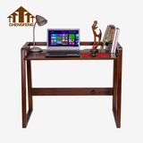 电脑桌笔记本台式家用书桌可折叠儿童写字台简约宿舍小桌子 木全