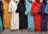 惊艳10色 最新款完美品异色门襟 男士珠地棉短袖Polo衫 修身型