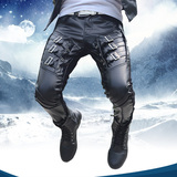 2015冬款男士PU皮裤长裤修身小脚裤韩版男裤青少年发型师休闲皮裤
