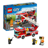 乐高城市系列60107云梯消防车LEGO CITY 积木玩具益智拼插