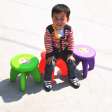 小圆凳子儿童凳子时尚塑料休闲椅加厚便携式组装圆凳家用宝贝包邮
