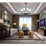 新中式沙发样板房沙发定制客厅实木家具经典水曲柳实木家具整装