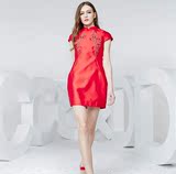 CCDD2016旗袍式连衣裙15-2-K027正品2015夏装新款152K027原299