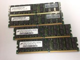 4G DDR2 667 36颗 ECC REG PC2-5300P 服务器二代内存条 带HP标
