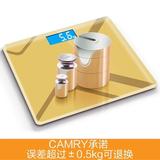 CAMRY家用体重秤电子称人体秤精准 电子秤包邮体重计健康秤体重称