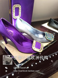 欧洲代购 Roger Vivier RV 缎面钻扣高跟鞋 多色