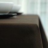 艾沫纯色咖啡色桌布台布餐桌布茶几布 纯棉布艺棕色欧式长方形