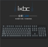 IKBCC-87ikbc奶轴cherry C-104镭雕键帽樱桃轴游戏电竞机械 键盘i