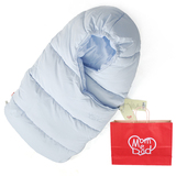 新生儿婴儿睡袋抱被两用包被宝宝满月襁褓春秋冬外出纯棉用品拉链