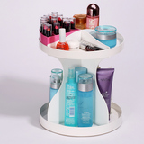 新创意 360度旋转 护肤品浴室收纳化妆盒 梳妆台桌面化妆品收纳盒