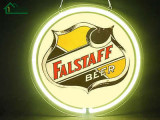 美国代购 霓虹灯 Falstaff beer圆形酒吧墙面装饰背景LED发光灯牌