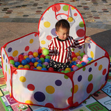儿童海洋球投篮球池波波球池宝宝玩具池折叠投篮球池婴儿游戏屋
