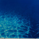 海底珊瑚 蓝色水波纹鱼缸水族箱高清 双面加厚 背景画 贴纸 包邮